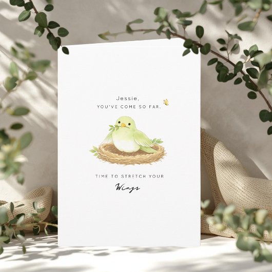 Time to Stretch Your Wings End of Chemo Card カード