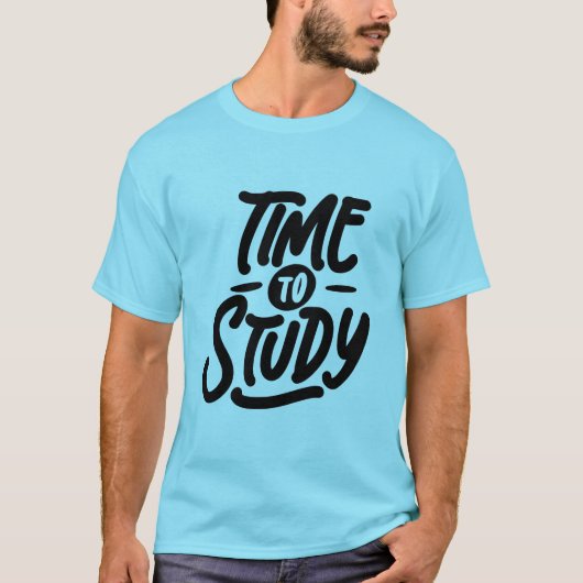 Time to study - anti friday for future tシャツ (正面)