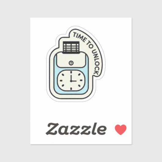 Time to Unlock Digital シール (シート)