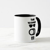 Time to Unwind Funny Relax Mode Design マグカップ (正面右)
