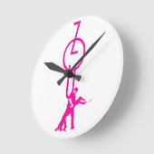 Time to Zouk ラウンド壁時計 (傾斜)