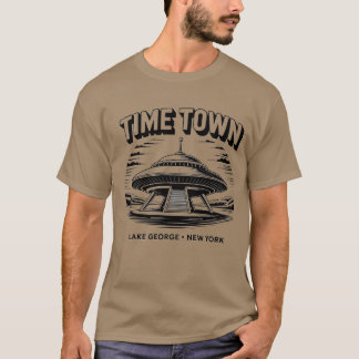 Time Town Lake George, NY Retro 80s Tシャツ