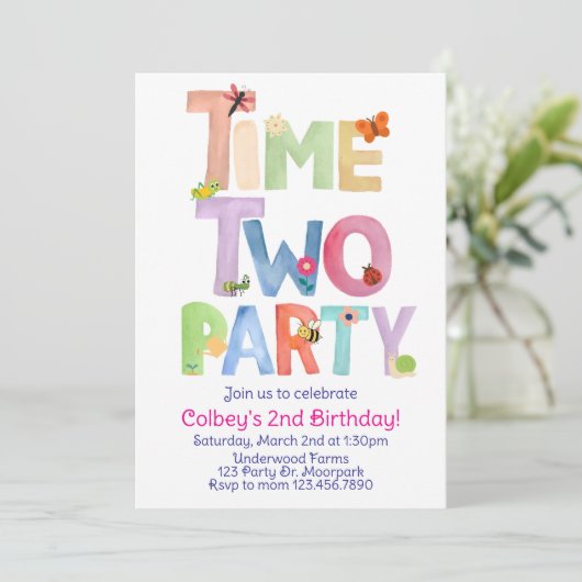 Time Two Party, Bug Themed 2nd, Garden Farm 招待状 (スタンド正面)