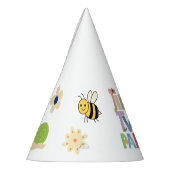 Time Two Party Paper Plates ,Bug Themed 2nd Birthd パーティーハット (左)