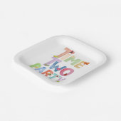 Time Two Party Paper Plates ,Bug Themed 2nd Birthd ペーパープレート (傾斜あり)