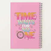 Time Waits For No One Motivational Spiral Notebook ノートブック (裏面)