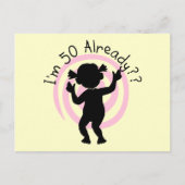 Time Warp 50すでにTシャツとギフト ポストカード (正面)