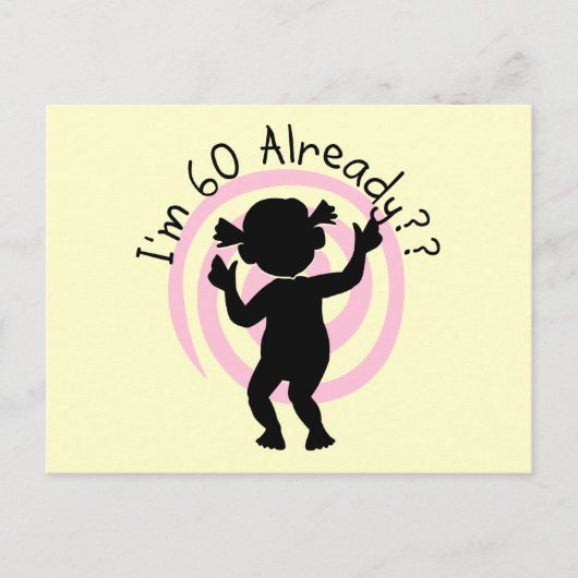 Time Warp 60すでにTシャツとギフト ポストカード (正面)