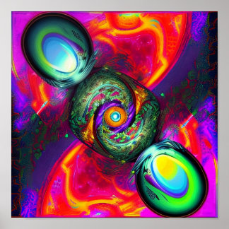 Time Warp; A Surrealism AI Art ポスター