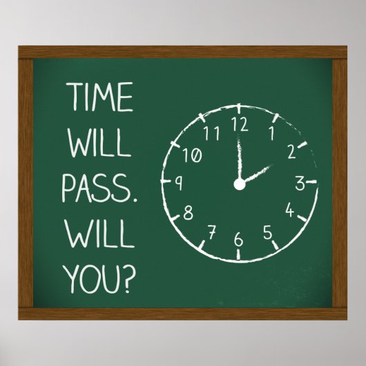 Time Will Pass, Will You? Poster ポスター (正面)