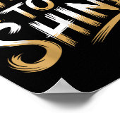 Time Women To Shine Motivational Men Kids  ポスター (角)