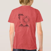 TimeArtデザイン トライブレンドＴシャツ (裏面)