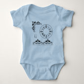 TimeArtデザイン ベビーボディスーツ (正面)
