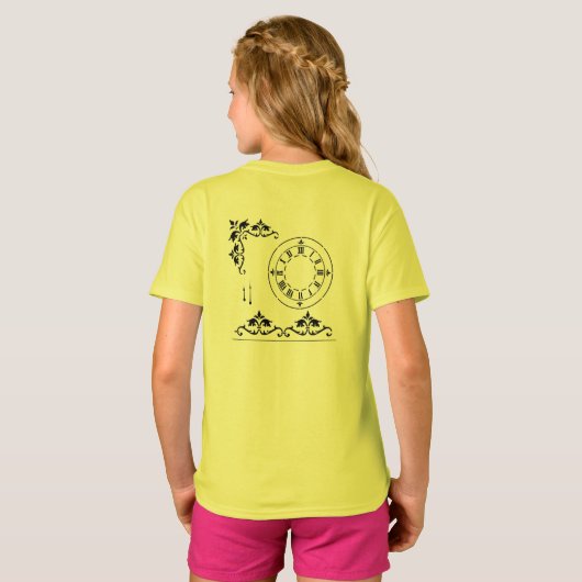 TimeArtデザイン Tシャツ (裏面フル)