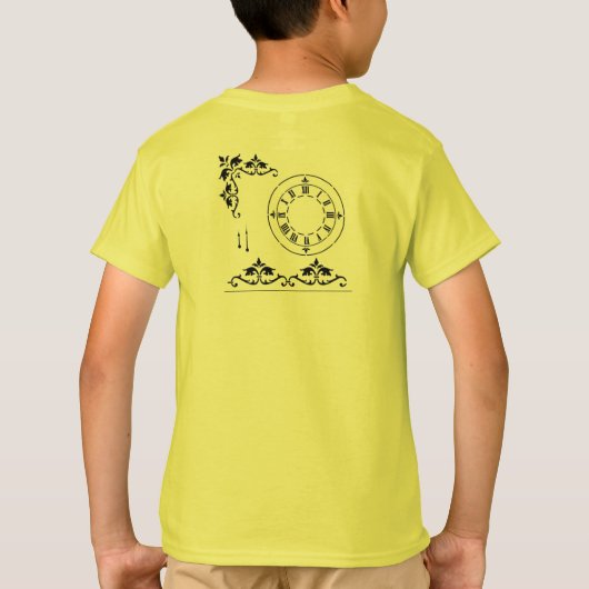 TimeArtデザイン Tシャツ (裏面)