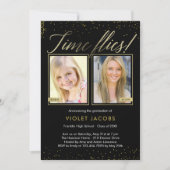 TimeFlies編集可能カラー目盛招待状 招待状 (正面)