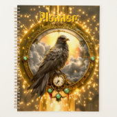 Timekeeper Raven – Gothic Clockwork  プランナー手帳 (正面)