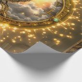 Timekeeper Raven – Gothic Clockwork  ラッピングペーパー (角)