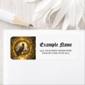 Timekeeper Raven – Gothic Clockwork  ラベル (インサイチュ)