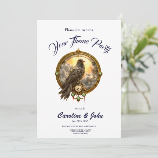 Timekeeper Raven – Gothic Clockwork  招待状 (スタンド正面)