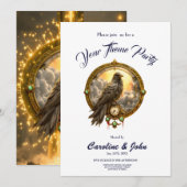 Timekeeper Raven – Gothic Clockwork  招待状 (正面/裏面)