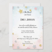 Timeless Baby Shower Invite for Her or Him 招待状 (正面)