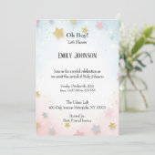Timeless Baby Shower Invite for Her or Him 招待状 (スタンド正面)