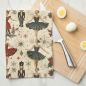 Timeless Ballerina キッチンタオル (四つ折り)