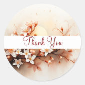 Timeless Beauty: Flowers in Full Bloom 🌸✨  ラウンドシール (正面)