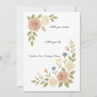 Timeless beauty for timeless moments. シーズンカード