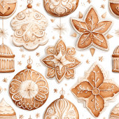 Timeless beige watercolor festive custom blanket  フリースブランケット