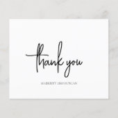 Timeless Black and White Budget 結婚's Thank You (正面)