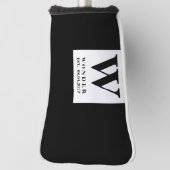 Timeless Black Wedding ゴルフヘッドカバー (回転90)