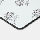 Timeless Botanical Bloom Soft Grey デスクマット (コーナー)