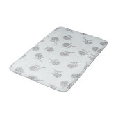 Timeless Botanical Bloom Soft Grey  バスマット (アングル)