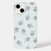 Timeless Botanical Bloom Soft Grey Case-Mate iPhoneケース (裏面)