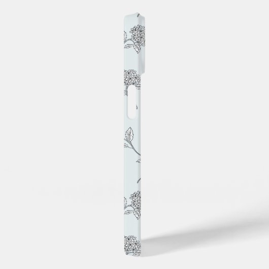 Timeless Botanical Bloom Soft Grey Case-Mate iPhoneケース (裏面 / 右)