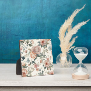 Timeless Botanical Blume – 水彩フローラモチーフ フォトプラーク