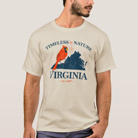 Timeless by Nature - バージニア州 Tシャツ (正面)
