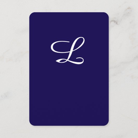 Timeless Catholic Monogrammed Enclosure Card エンクロージャーカード (裏面)