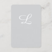 Timeless Catholic Monogrammed Enclosure Card エンクロージャーカード (裏面)