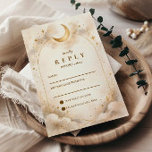 Timeless Celestial Romance Wedding 出欠カード