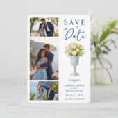 Timeless Chalice Vase Mediterranean Lemons Flowers セーブザデート (スタンド正面)