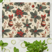Timeless Christmas キッチンタオル (折り畳み)