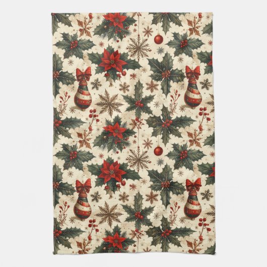 Timeless Christmas キッチンタオル (縦)