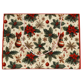 Timeless Christmas ラージペーパーバッグ