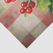 Timeless Christmas bells rice paper holly wreath  薄葉紙 (詳細)