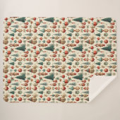 Timeless Christmas Toys シェルパブランケット (正面(横))