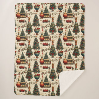 Timeless Christmas Vibes シェルパブランケット