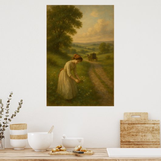 Timeless Countryside | British Landscape Wall Art ポスター (キッチン)